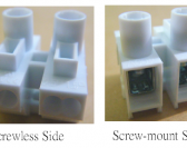 960  -  Ballast Terminal - Pushwire+Screwmount 