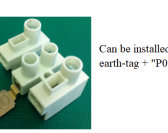 960B  -  Pushwire+Screwmount Light-fitting Connector 