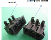 PS1  -   Screw-Type Panel-Mount Socket Connector