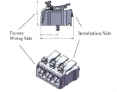 P02-D3   3-pole with 2-Side Press-Button