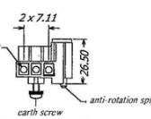 FTB1  -  BS 3P Screw-mount Fused Terminal