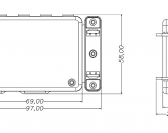 JS528 Junction Box With 5-pole (Terminal Block or Pushwire Connector)