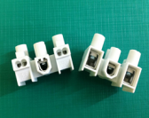 960B  -  Pushwire+Screwmount Light-fitting Connector 