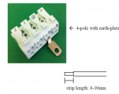 P02-D4   4-pole with 2-Side Press-Button