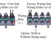 P02-D4   4-pole with 2-Side Press-Button